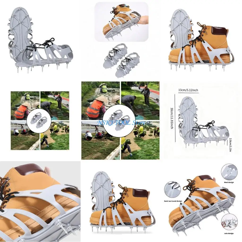 L8RC أحذية مدببة للأحذية الهوائية للحديقة أداة تهوية الفناء والحديقة #1