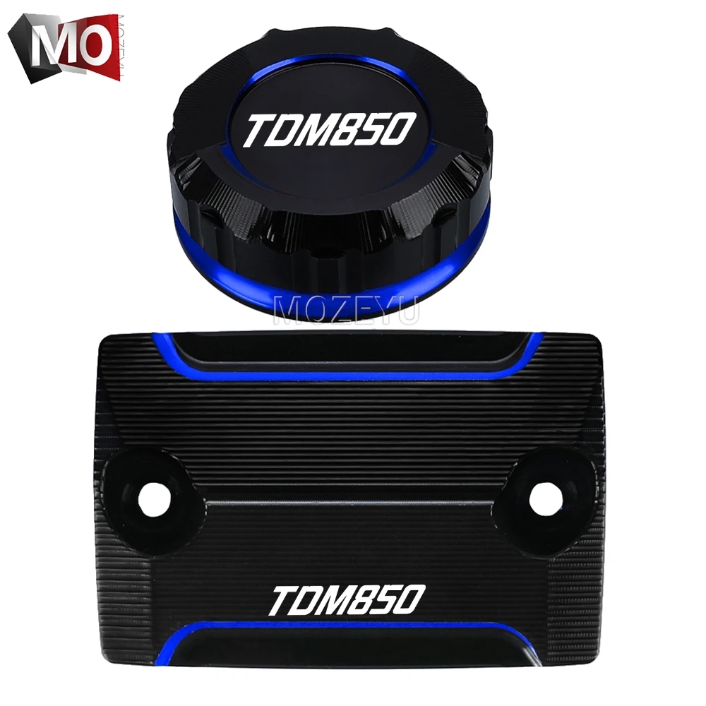 

Motorcycle Front Rear Brake Fluid Reservoir Cover Guard Protector Oil Filler Cap For YAMAHA TDM 850 1991-2002 TDM850 2004-2015