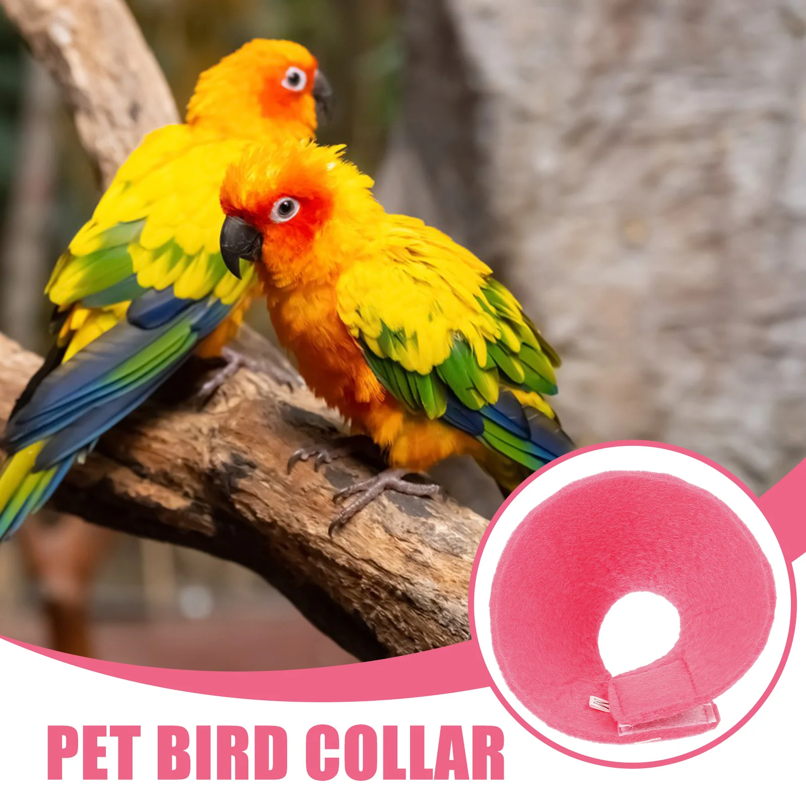 

Durable Lightweight Washable Anti-Biting Protective Cone Collar For Injury Recovery Reusable Breathable Anti-Pecking Tool Neck