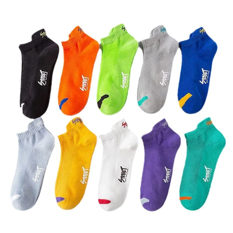 

Тонкие мужские короткие невидимые носки, дышащие сетчатые, универсальные для студентов, низкий вырез, нежность, носки-лайнеры