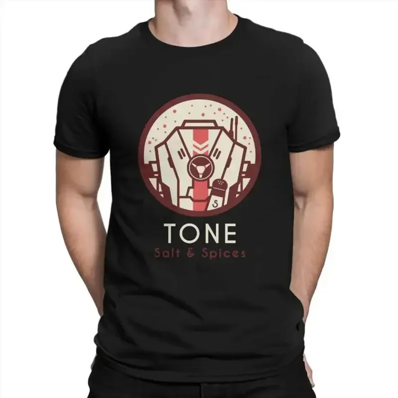 Tone Salt And Spices Men T Shirt Titanfall Crewneck Tops Fabric Humor Hig