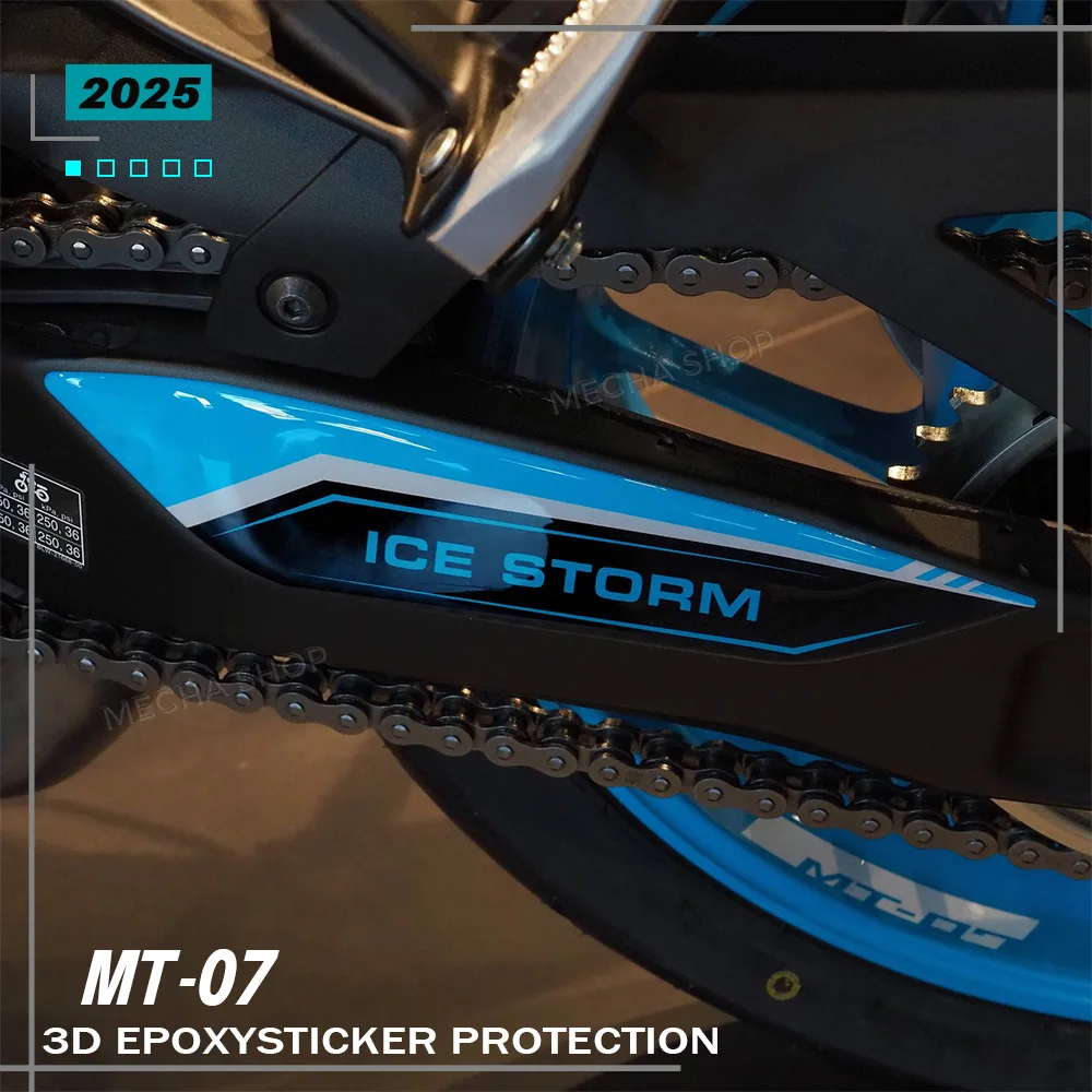 

Защита маятника мотоцикла для MT07 MT-07 2025 3D эпоксидные наклейки MT 07 аксессуары