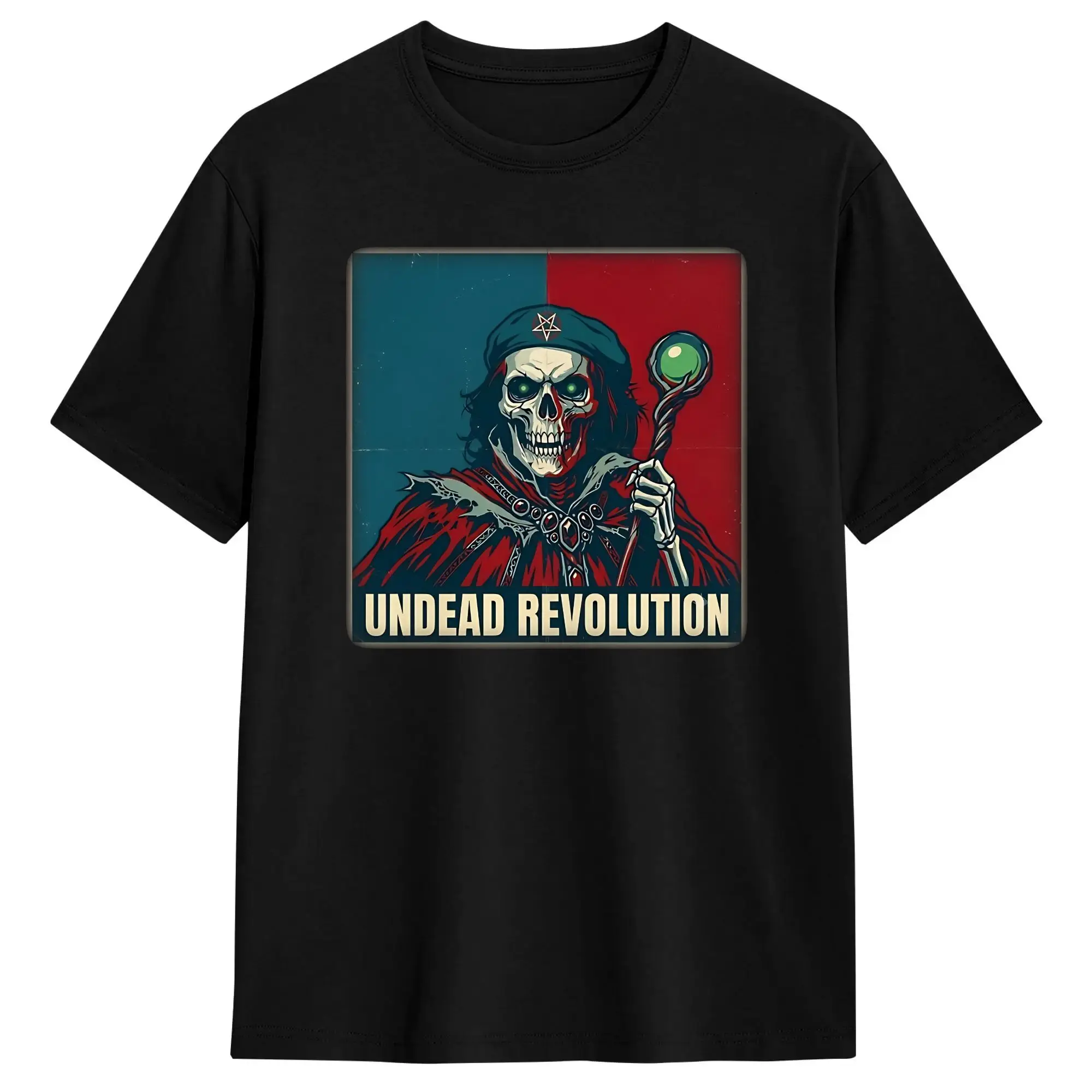 Che Guevara Lich Parody RPG  Cotton T Shirt For Men Summer  Y2K Fun T Shirts Fashion Tees Oversized Pattern Tops