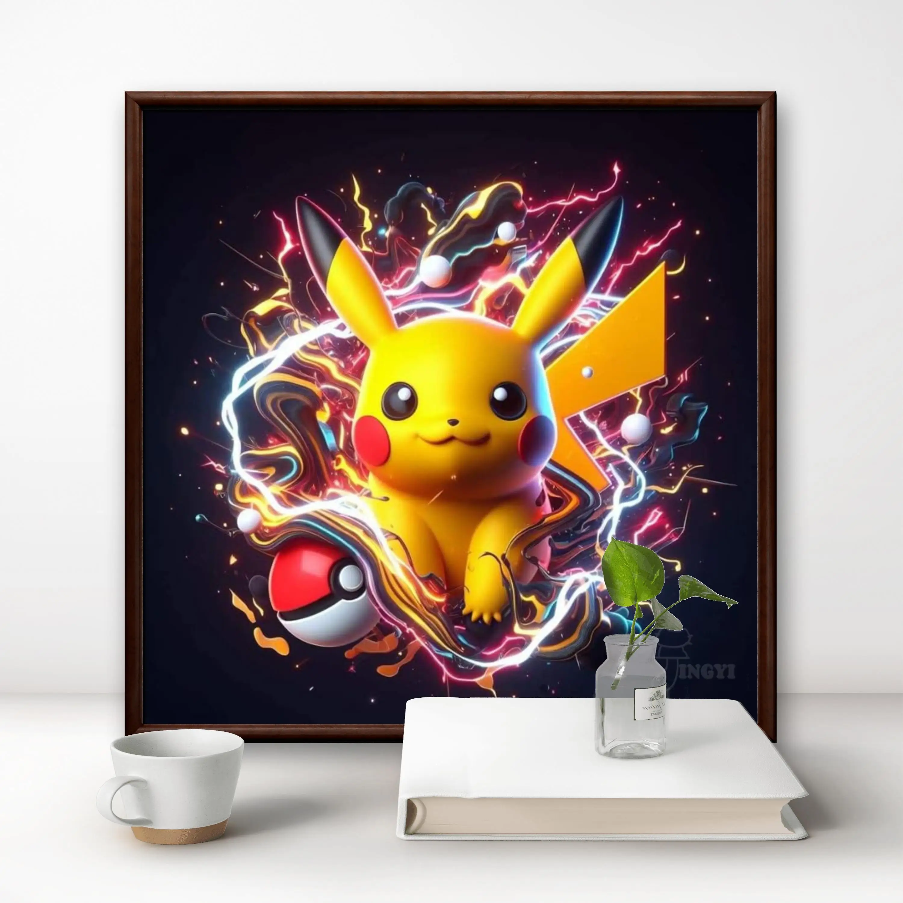 2025 جديد Kawayi بيكاتشو بوكيمون الماس طقم الطلاء 5D DIY بها بنفسك عبر غرزة اليدوية الفن هدية الحرف ديكور المنزل الأطفال هدية #2