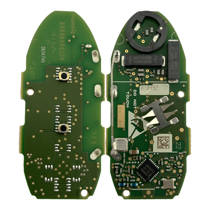 TXK027121 Original 285E3-5RF0C For Nissan X-Trail Qashqai Smart Remote Key 2 Button 433.92MHz 4A Chip S180144500 FCC ID KR5TXN1
