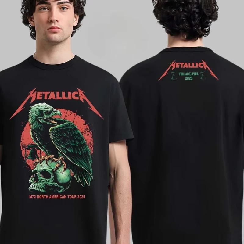 Metallica M72 World Tour Returns in Europe 2026 Schedule Tour Dates Two Sided Unisex T-Shirt High-end Luxury