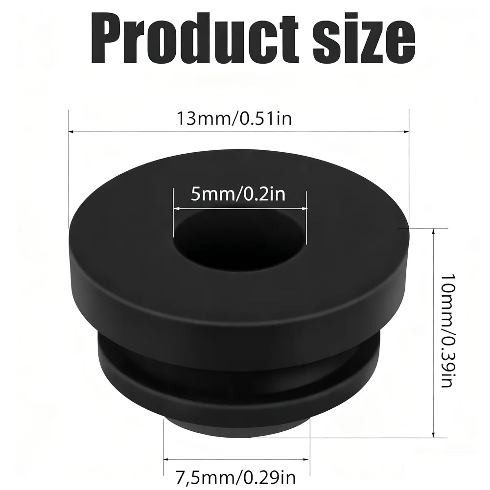 10/30 Pot Holder Rubber RV Stove Accessory For Pot Holder 5mm Rods For Dometic Grommets Stove Grommets Heat Resistant Grate Pad