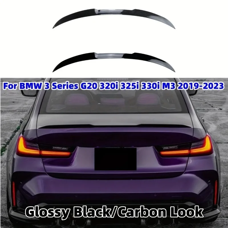 

Спойлер на заднее крыло автомобиля с фиксированными крыльями для BMW 3 серии G20 320i 325i 330i M3 2019 2020 2021 2022-2025 Спойлер на крышу багажника