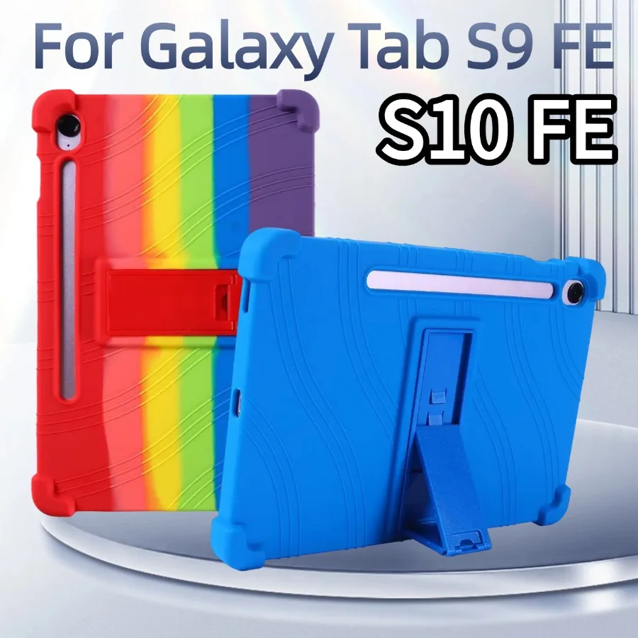 

Мягкий силиконовый защитный чехол для Samsung Galaxy Tab S10 FE SM-X510, 10,9-дюймовый противоударный чехол для планшета Tab S9 FE