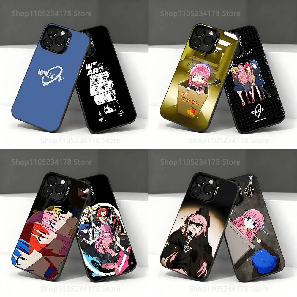 

Anime B-Bocchi The R-Rock Phone Case For iPhone 17,16,15,14,13,12,11,Pro,Max,Plus,E,Air,Mini Anti Fall Black Bumper