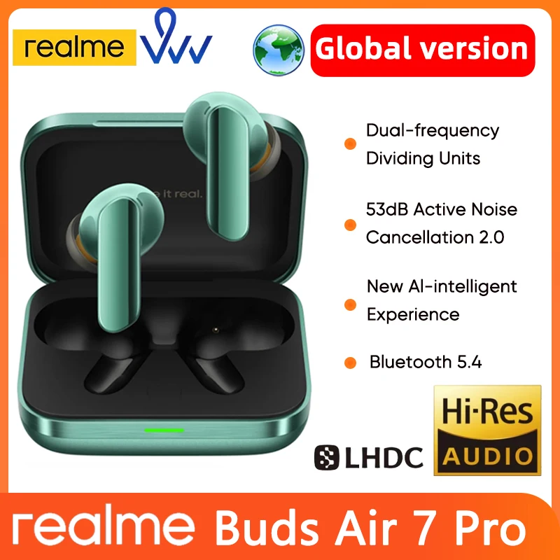 Realme Buds Air 7 Pro: Las Auriculares TWS con Certificación IP55 que Resisten el Clima y el Estilo de Vida Activo