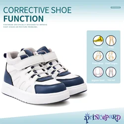 Orthopedic Shoe for Kids and Toddlers Princepard Corrective Sneakers with Ankle Arch Support for Boys and Girls'Flat Feet