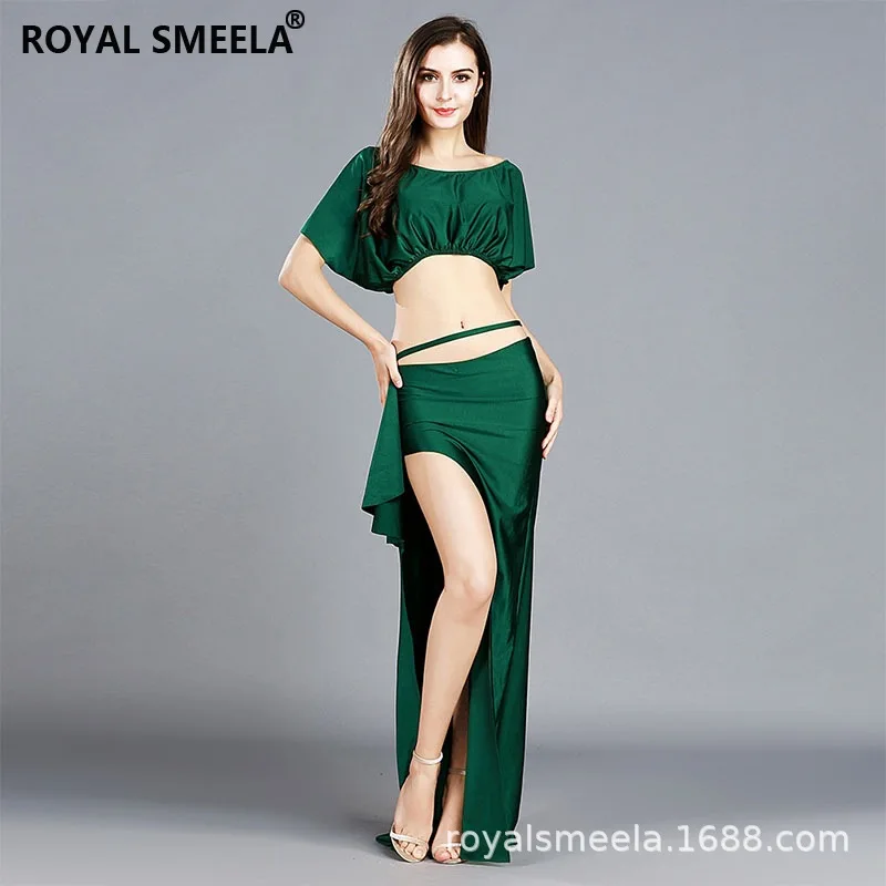 New Belly Dance Suit Women's Practice Suit Autumn and Winter Beginner Long Skirt Suit Oriental Dance