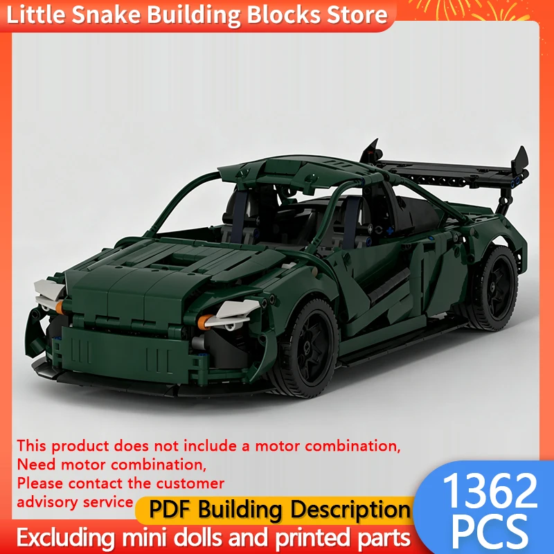 Speed Racing Car Model MOC Building Bricks Performance Sports Car Modular Technology Gifts Holiday Assemble Children Toys Suit