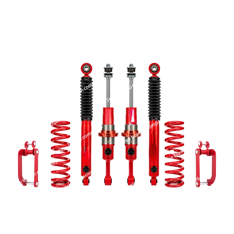 For Great Wall Power Poer Cannon leaf springs Nitrogen Gas Charged Off-road 4X4 Shock Absorber 2 Inch Lift Suspension Lift Kit