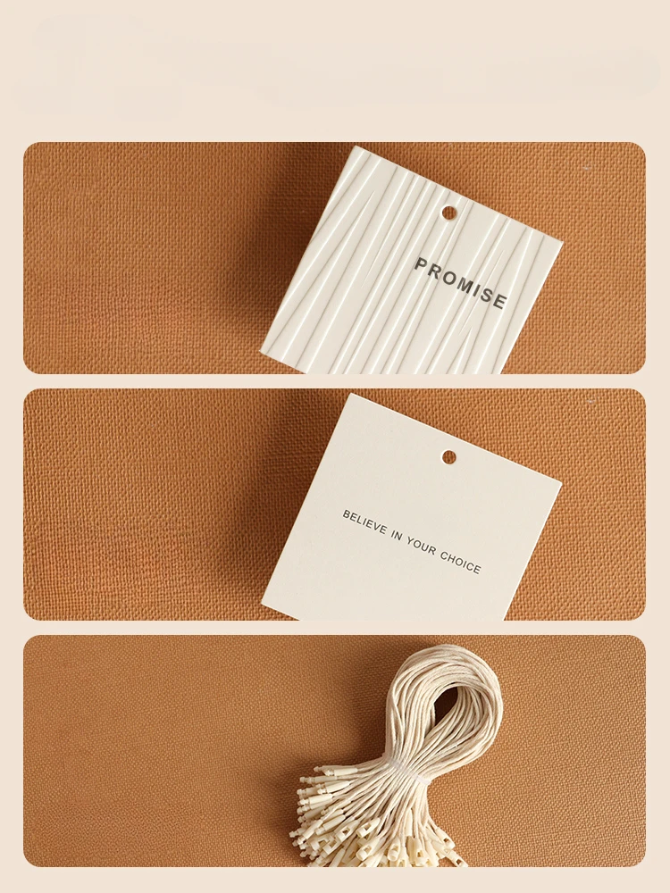 100pcs Garment Hangtags Custom Logo Design Clothing Shop Labels Clothing Special Paper Cardboard Printing Hang Tags Universal