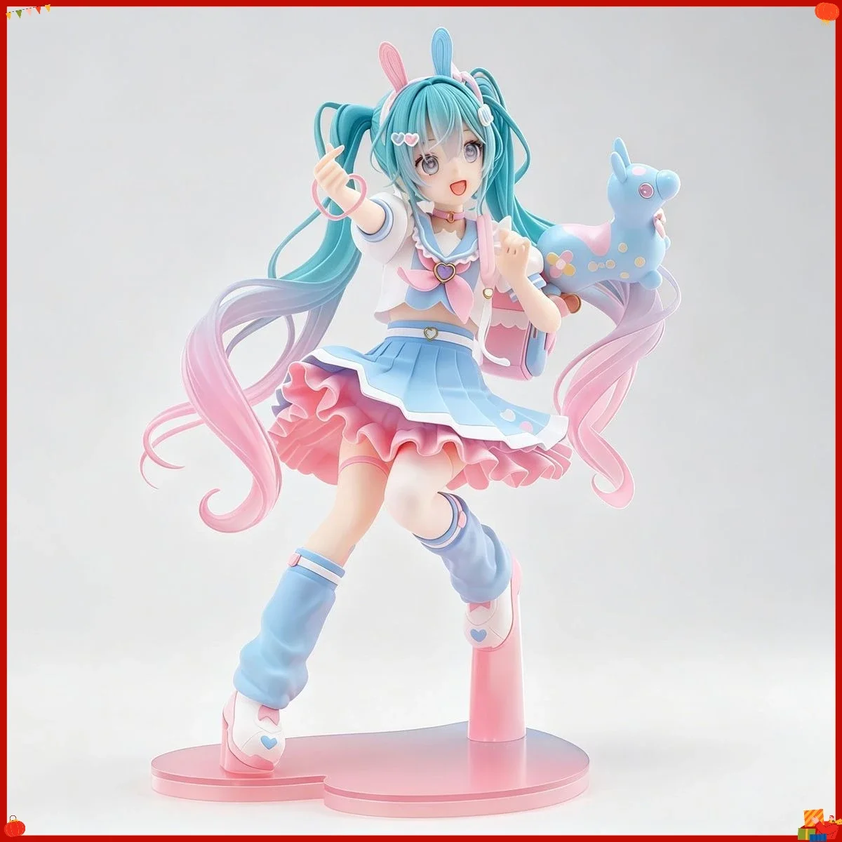 Hatsune Miku Heart-shaped Macaron Anime-related Figurine Toy Finished Model Display Item Limited Edition Statue Gift view 6