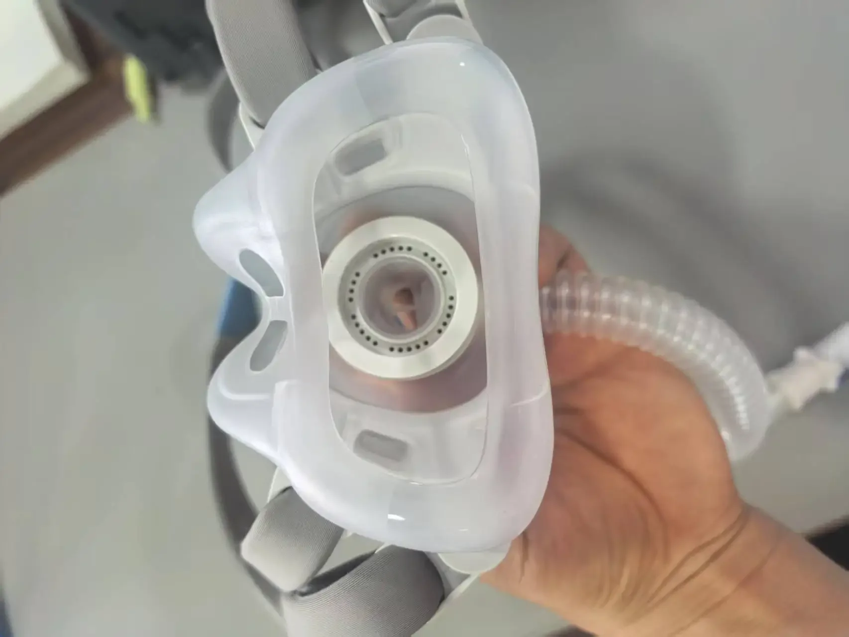 Mask AirFit F30 F40 Compatible Full Face CPAP Replacement Mask Sleep Apnea Anti Snoring Ventilator Accessory M L Size