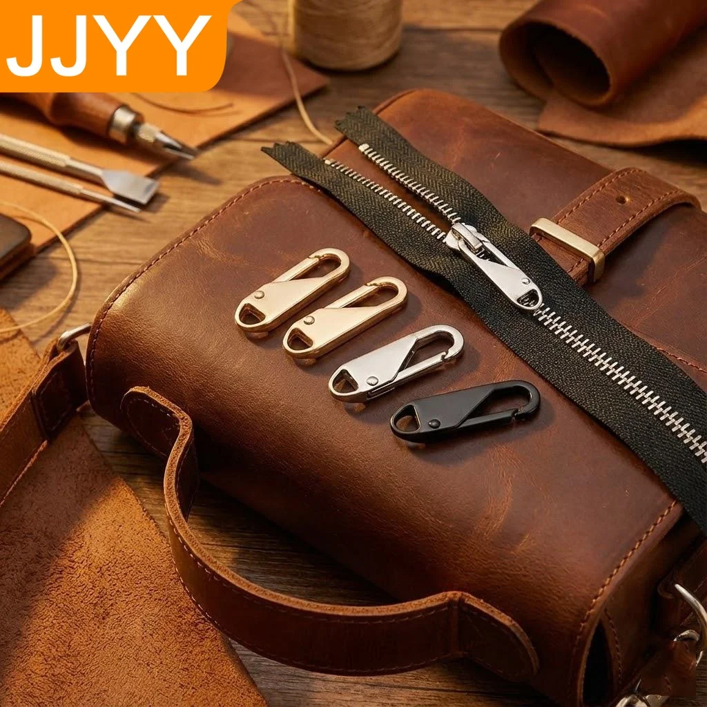 Tiradores de Cremallera Desmontables de Aleación, 5 Piezas, Sin Herramientas, para Maletas, Mochilas, Ropa, Calzado, Reemplazo de Cremallera Práctico