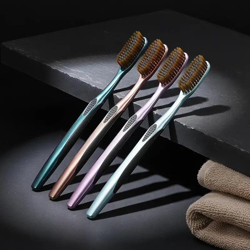 1/2/5 Pcs Adult Toothbrush Head U-shaped Extended Widened Individual Packing Advanced Soft Bristle Brush Teeth Oral Cleaning