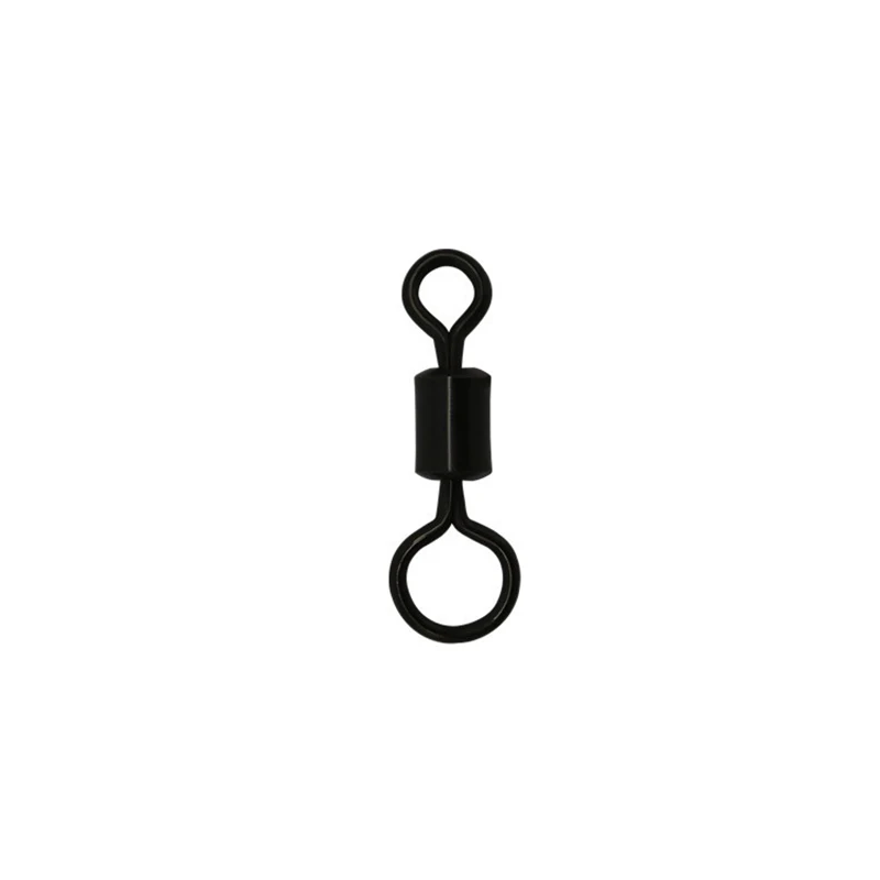 3000pcs Carp Fishing Accessory Swivels Extended 4# Copper Matte Black Rolling Swivel Snap Fishery Fishing Material Tackle Pesca