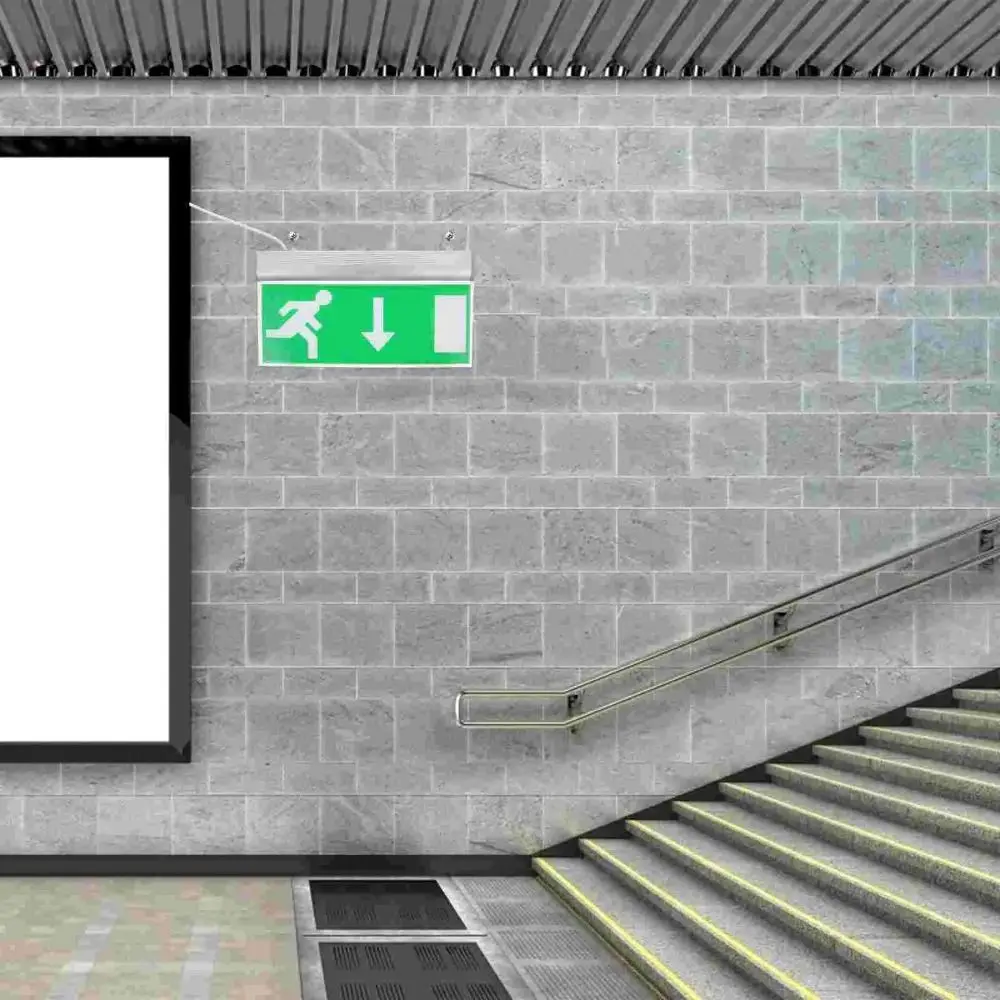 110-240 فولت التجارية LED علامة الطوارئ مصباح خروج تسجيل السلامة الإخلاء مؤشر الضوء اليسار اليمين الاكريليك إضاءة أمنية المدرسة