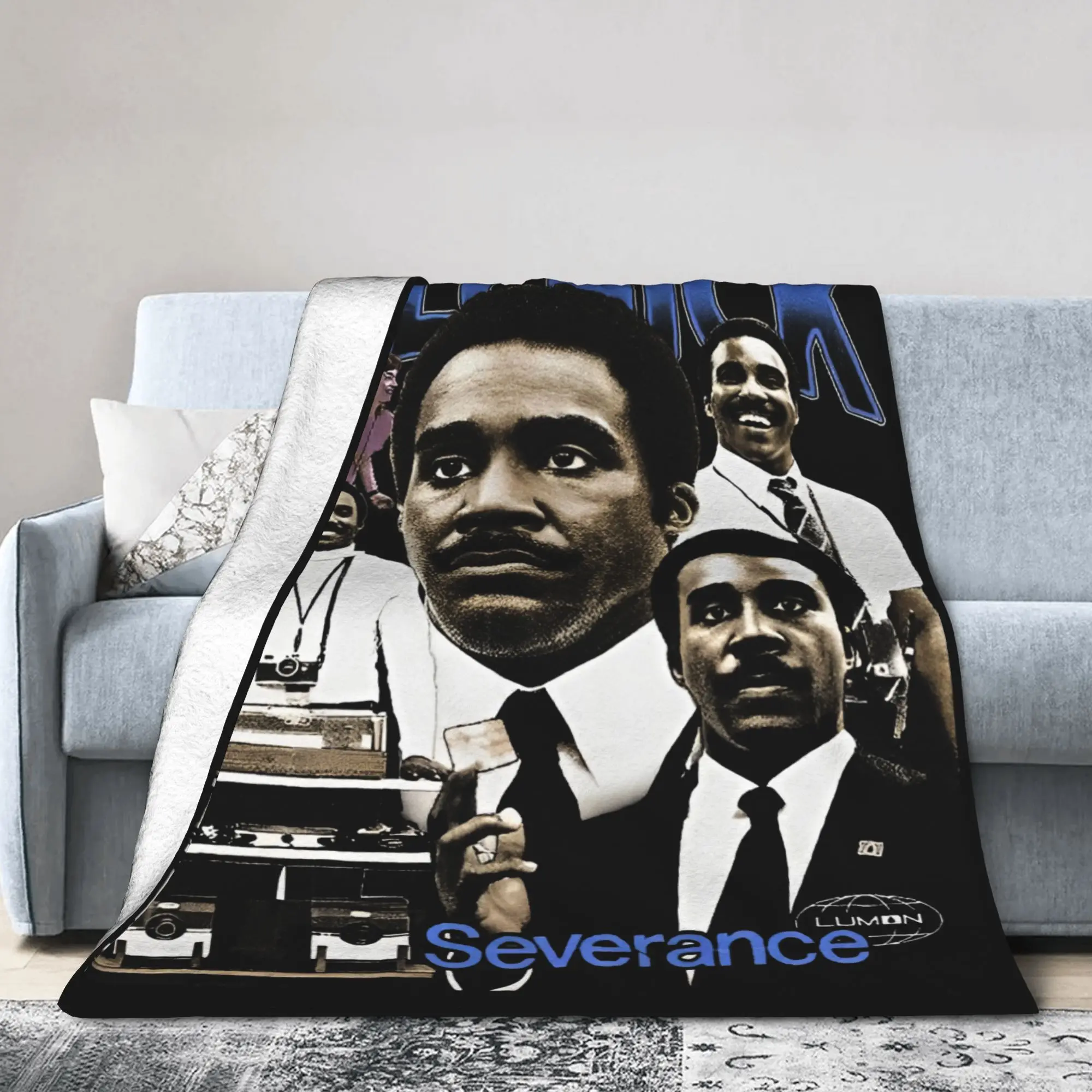 

Шерстяные одеяла Severance Mr Milchick Lumon Industries MDR, забавное одеяло для одеяла, легкий вес 200x150 см