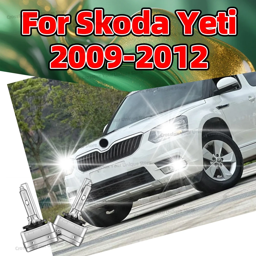 

For Skoda Yeti 2009 2010 2011 2012 - 2PCS Fast Bright HID Xenon D1S Headlight Bulbs 6000K 8000K 10000K 35W Auto Accessories