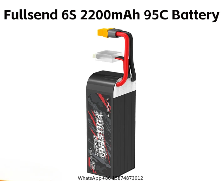 iFlight Fullsend 6S 2200mAh 95C bat tery with XT60 connector for Chim era7 Pro V2 &Chim era7 Pro&Nazgul Evoque F6 O3