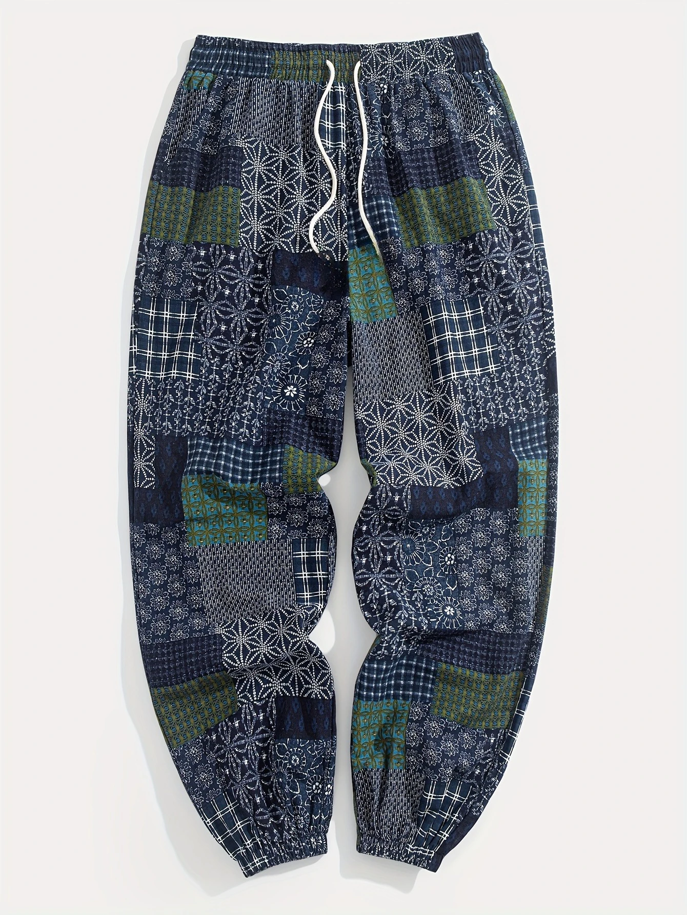 

Летние хиты продаж: модные мужские брюки в этническом стиле для отдыха и спорта, быстросохнущие, уличная одежда, большие размеры