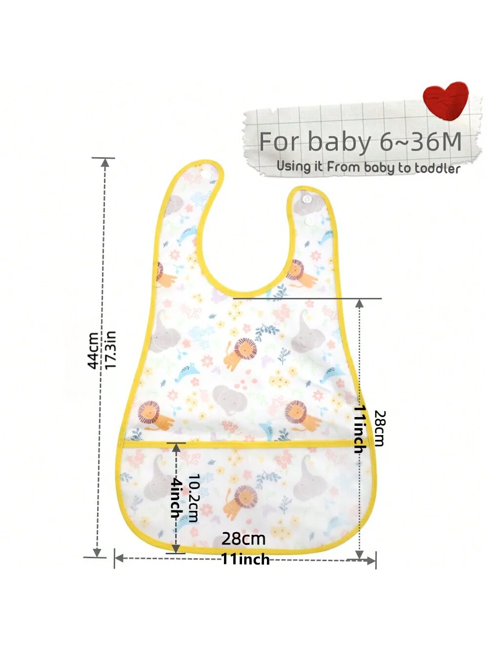 baby bibs waterproof  bibs for baby boy girls short sleeve toddler Bib food feeding bib with Pocket Machine Washable soft Stain