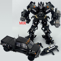 Weijiang Black Apple lronhide M06 Transformation Toys MPM06 Enlarged Car Autobots Action Figure Deformation Robot Anime Model