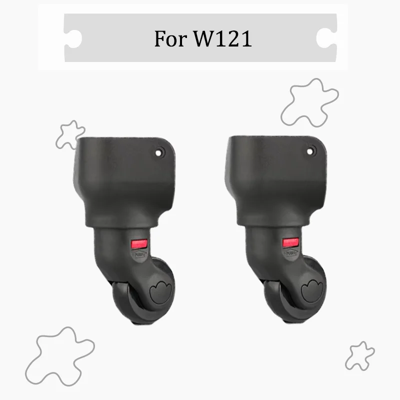 

For W121 Universal Luggage Wheel Replacement Kit - Silent Swivel Wheels Easy Installation, Durable Travel Case Accessories