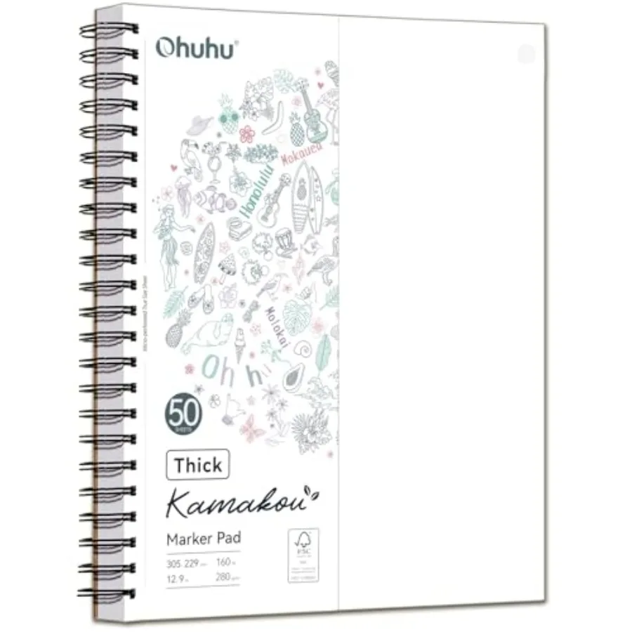 علامات Ohuhu + وسادة تحديد مقاومة للانزلاق مقاس 9 × 12 بوصة