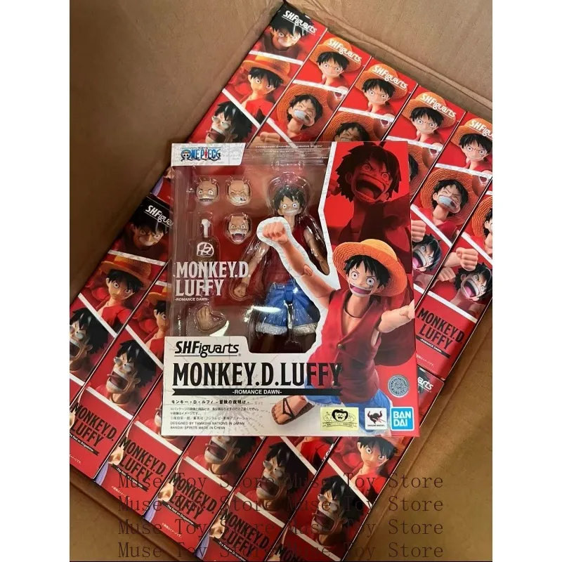 بانداي الأصلي S.H.Figuarts قطعة واحدة رورونوا زورو رومانس فجر اسم لوفي أنيمي عمل نموذج لجسم لعبة هدية في الأوراق المالية #4