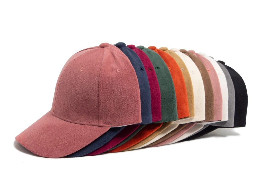 Frauen Wildleder Baseball Caps Herbst Winter Solide Mode Männer Hip Hop Cap Im Freien Casual Reise Sonnenblende Hut Mehrfarbig Unisex – Detail 1