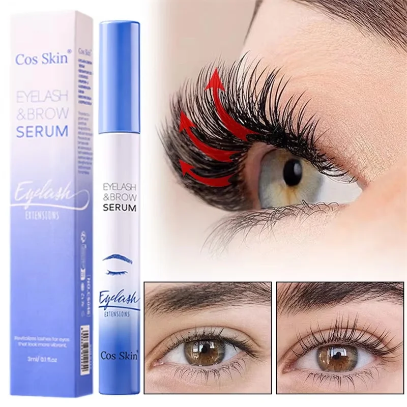 Eyebrow Eyelash Growth Serum Fast Growing Prevent Hair Loss Damaged Treatment Prevent Baldness Fuller Thicker Eye Care Makeup