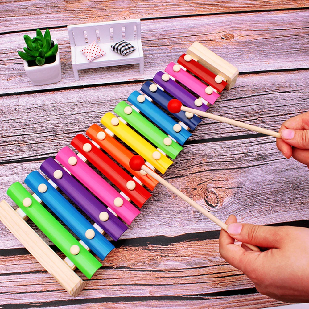

Xylophone Toy Wooden Percussion Musical for Toddlers Children Early Education Instruments