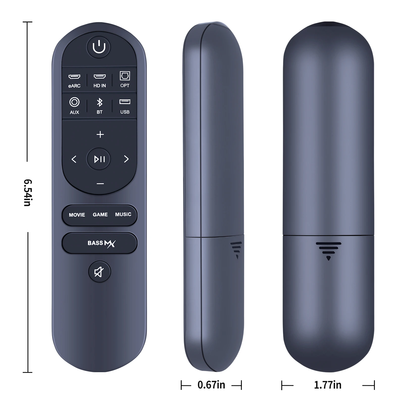 รีโมทคอนโทรลใหม่สําหรับ ULTIMEA Apollo S60 Soundbar ที่ถอดออกได้