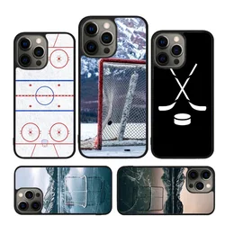Ice Hockey Rink Phone Case Cover For iPhone 17 Air 16 15 14 plus 11 12 13 pro max coque Shell Fundas