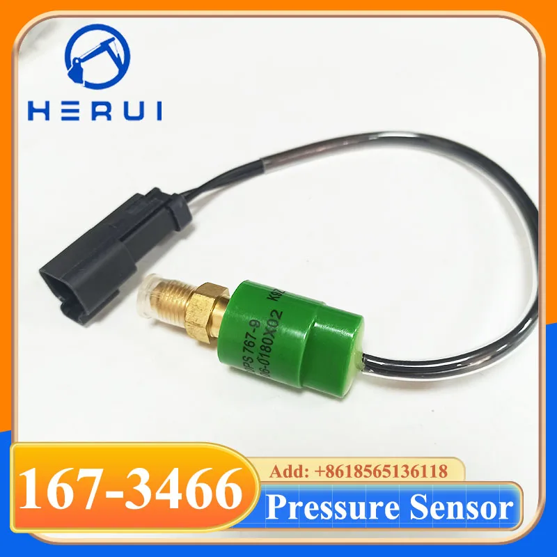 167-3466 20PS767-13 Excavator Electric Parts E330D E336D Sensor Hydraulic Pressure Switch 1673466