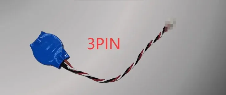 2 шт. для Dell Latitude E6400 E6410 E6500 E6510 E5400 3PIN CR2032, батарея CMOS для материнской платы