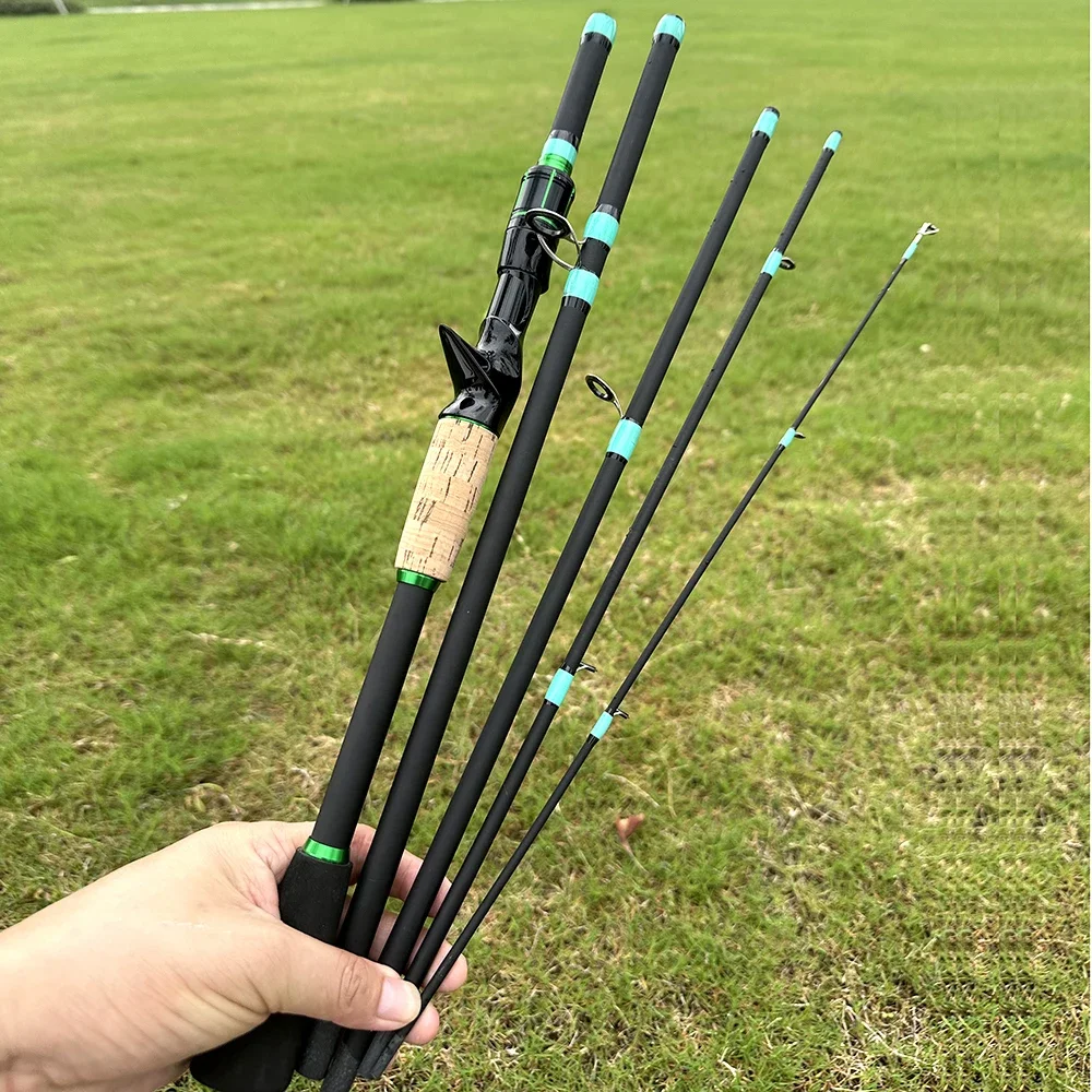 Casting Spinning Lure Fishing Rod Solid ML Tip 1.8/2.1m Ultralight Trout Jigging Pole 4/5 Sections Pesca view 6