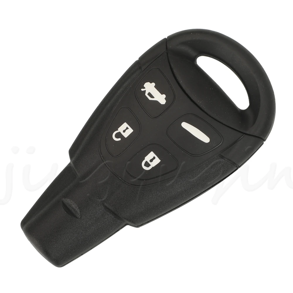 jingyuqin 4 Buttons Smart Remote Car Key Fob 434Mhz ID46 For SAAB 93 95 9-3 9-5 WF Replacement Remote Key LTQSAAM433TX