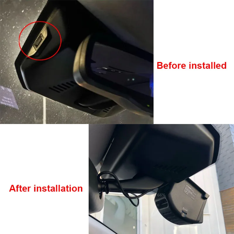 4K HD Factory USB Installation WIFi Car DVR Video Recorder For Great Wall Haval H9 2019 2020 2021 2022 Dashcam with Mobile App