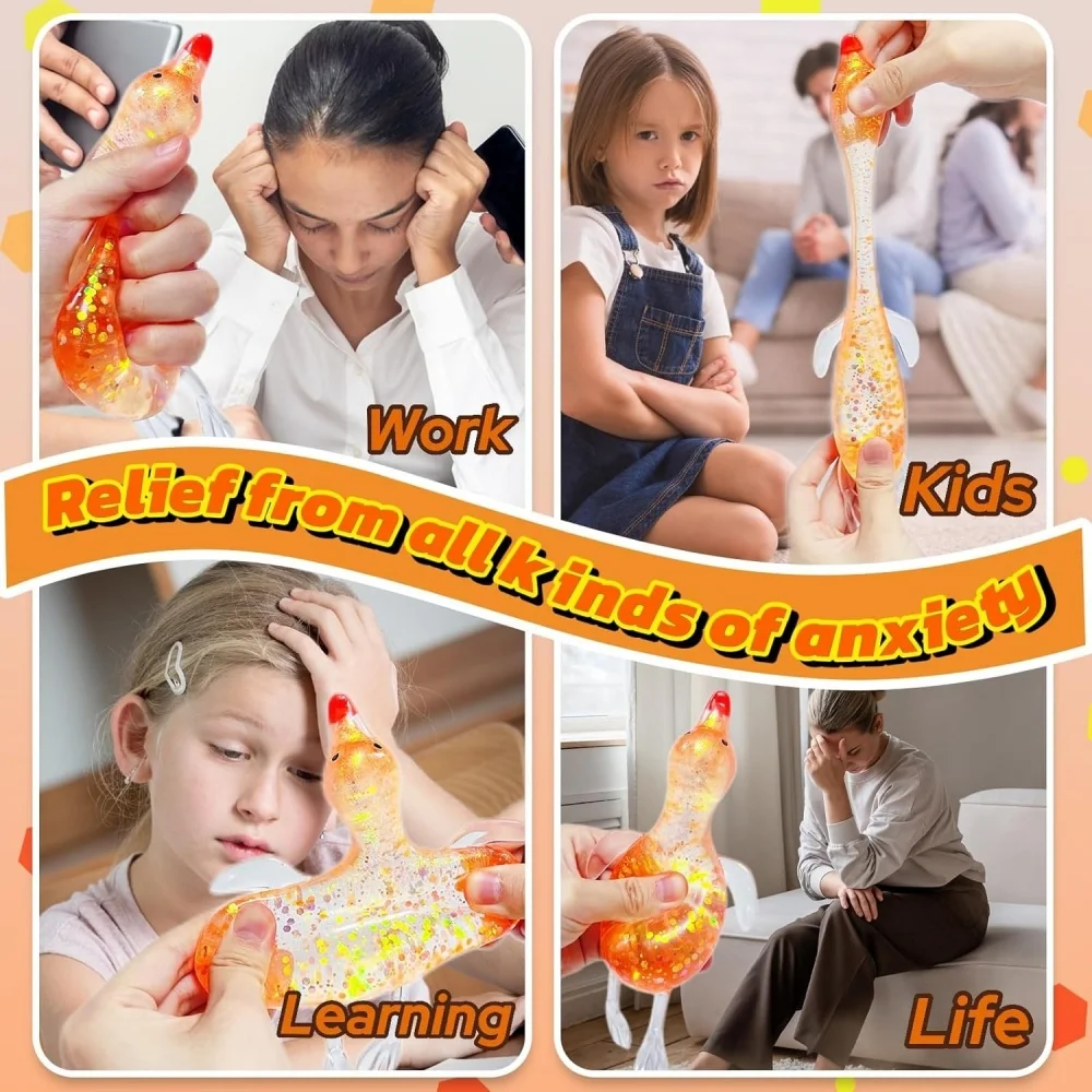 Ente Zucker Stress Ball Squishy Spielzeug Kinder Kawaii Squishy Stress Bälle Ente Zucker Ball Squeeze Spielzeug Ostern Korb Stuffers