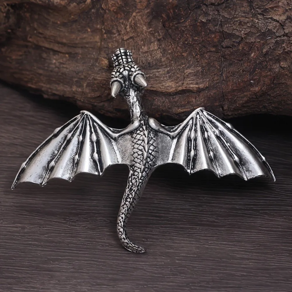 Vintage Viking Dragon Hairpin Elegant Unique Flying Dragon Hair Clip Personalized Hair Accessory Retro Spring Clip Mother's Day