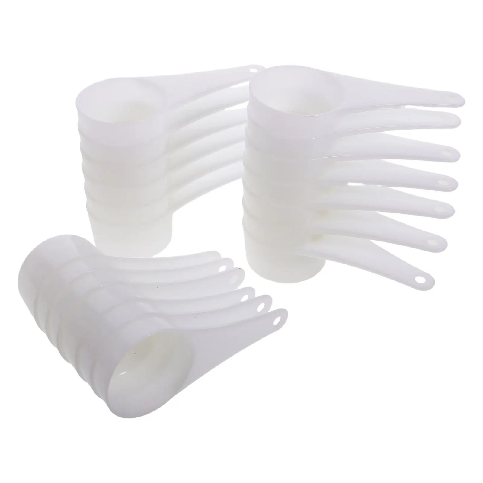 20Pcs Laundry Scoop Measuring Spoon Plastic Detergent Powder Dispenser Spoon Precise Dosage for Home Dormitory Laundry