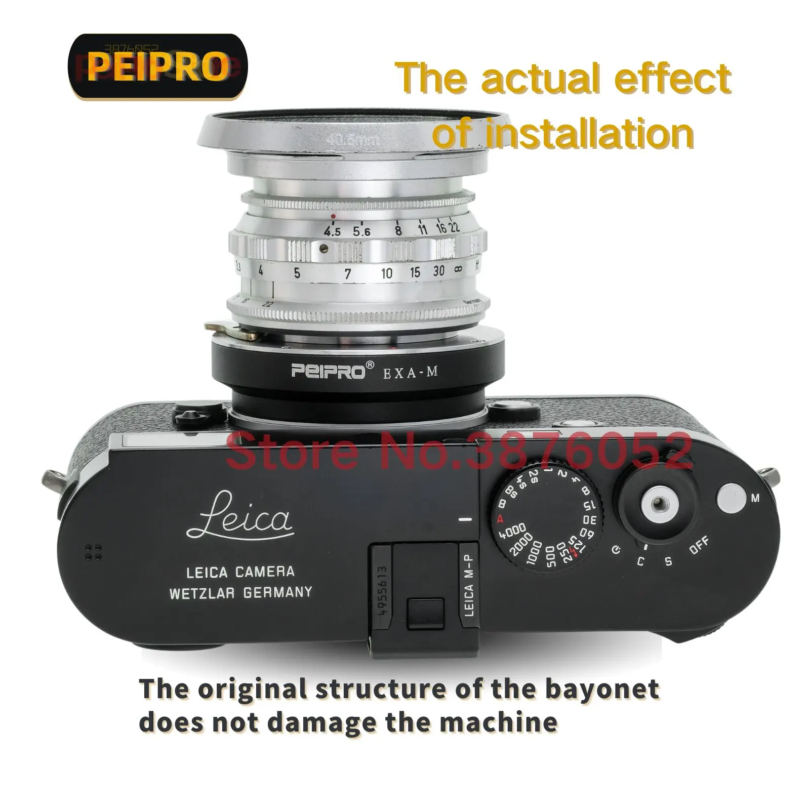 محول عدسة PEIPRO EXA-M لعدسة Exakta EXA إلى كاميرا Leica M M8 M9 M10 M11P