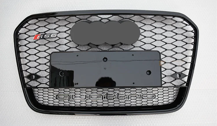 Automotive Parts Gloss Black Front Grille For Audi A6 C7 Facelift Audi RS6 Radiator Grill 2012 2013 2014 2015